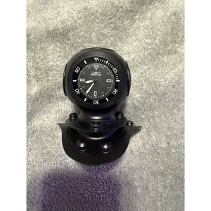 Invicta Desk Clock Unisex OS Black Pro Diver 59039 Diving Helmet Style Decor